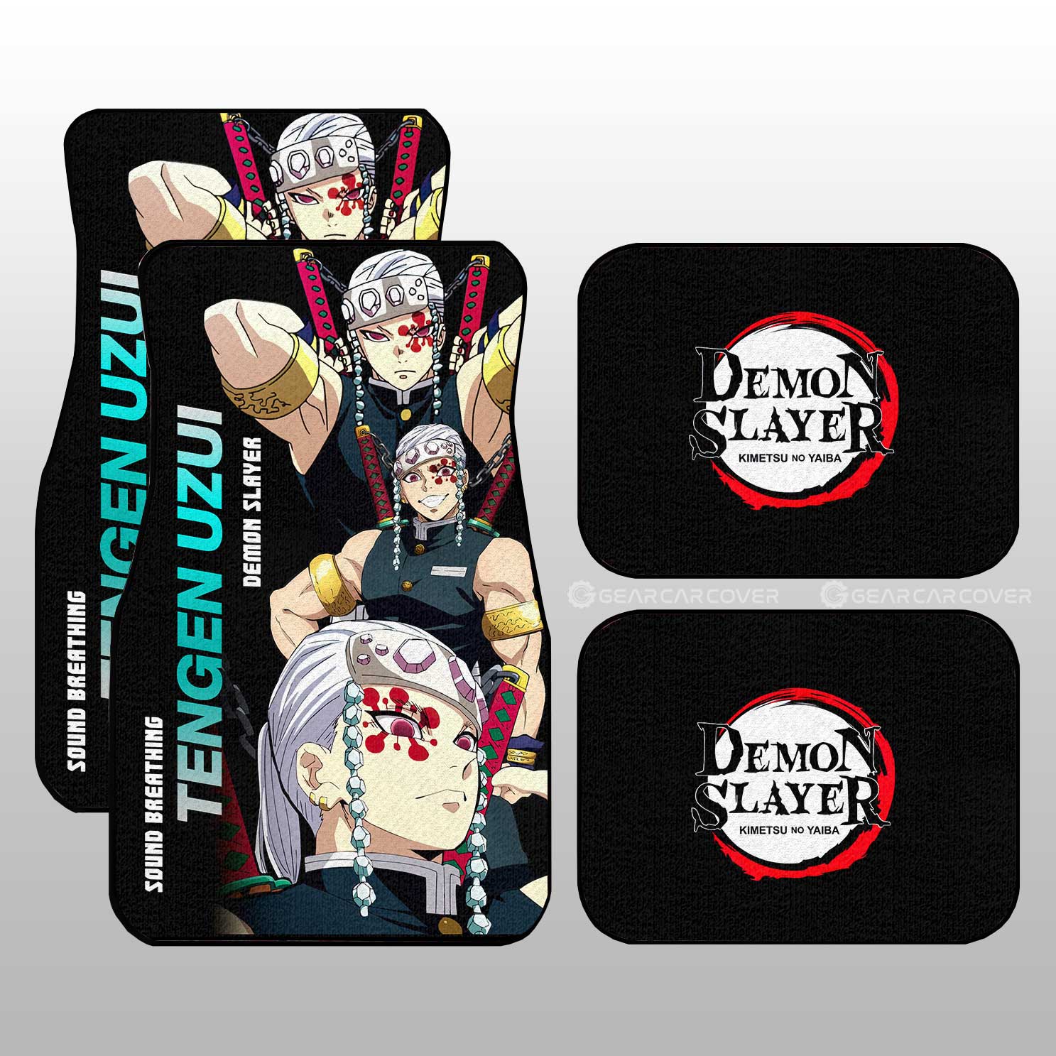 Tengen Uzui Car Floor Mats Custom Demon Slayer Anime Gifts Idea For Fans Tengen Uzui Car Floor Mats Custom Demon Slayer Anime Gifts Idea For Fans