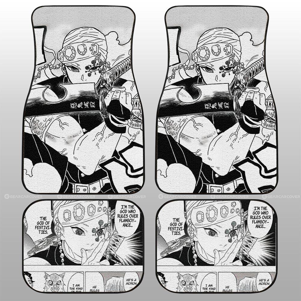 Tengen-Uzui-Car-Floor-Mats-Custom-Kimetsu-No-Yaiba-Manga-Car-Accessories-1