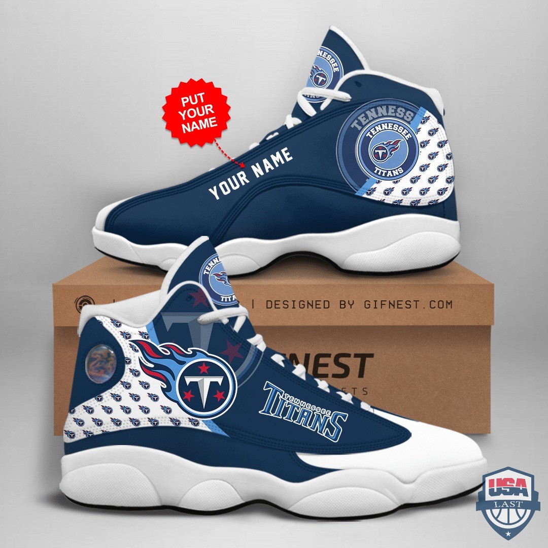 Tennessee Titans Air Jordan 13 Custom Name Personalized Shoes Tennessee Titans Air Jordan 13 Custom Name Personalized Shoes