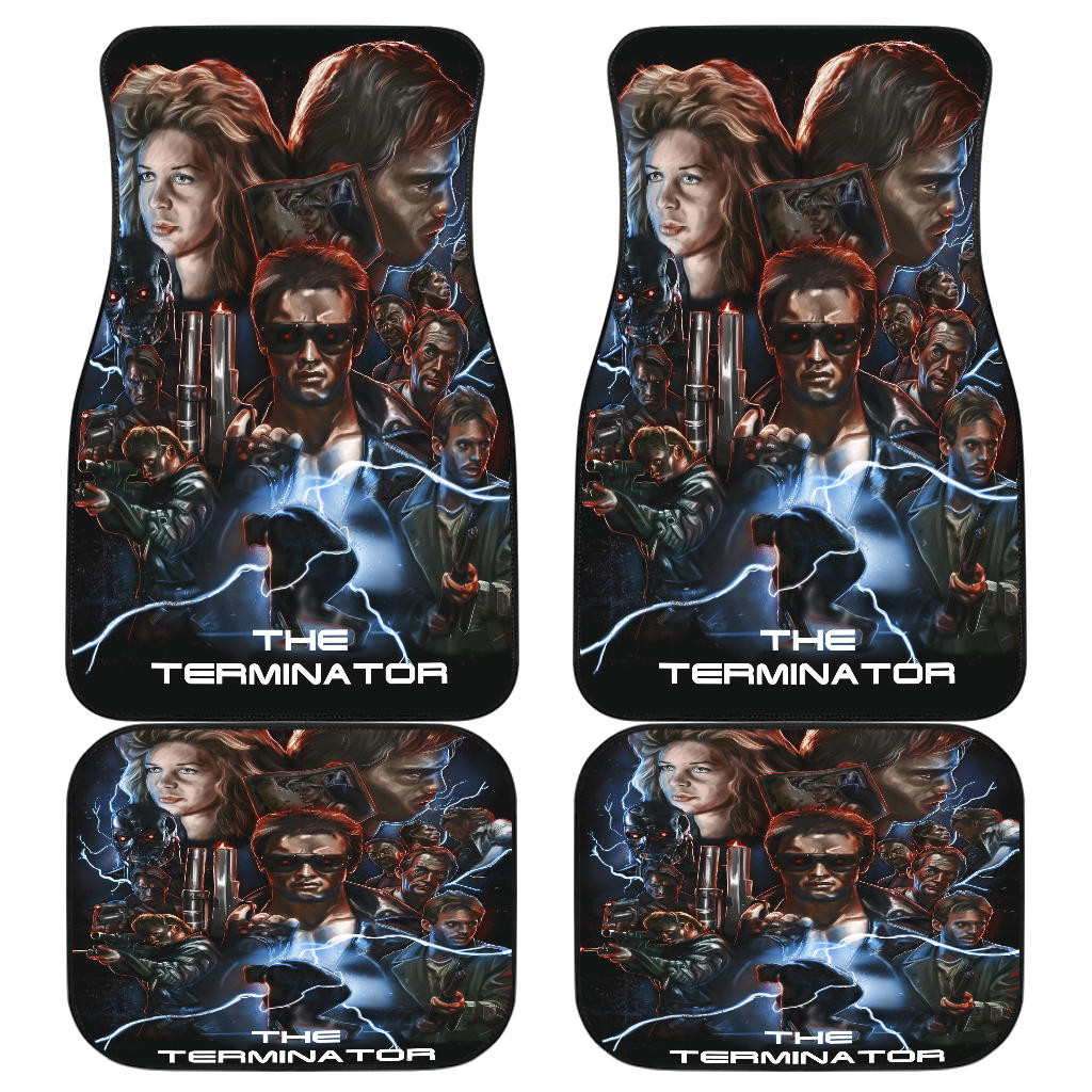 Terminator 1984 Art Car Floor Mats The Terminator Movie H040620 Terminator 1984 Art Car Floor Mats The Terminator Movie H040620