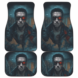 Terminator Art Car Floor Mats Movie Fan Gift H040620