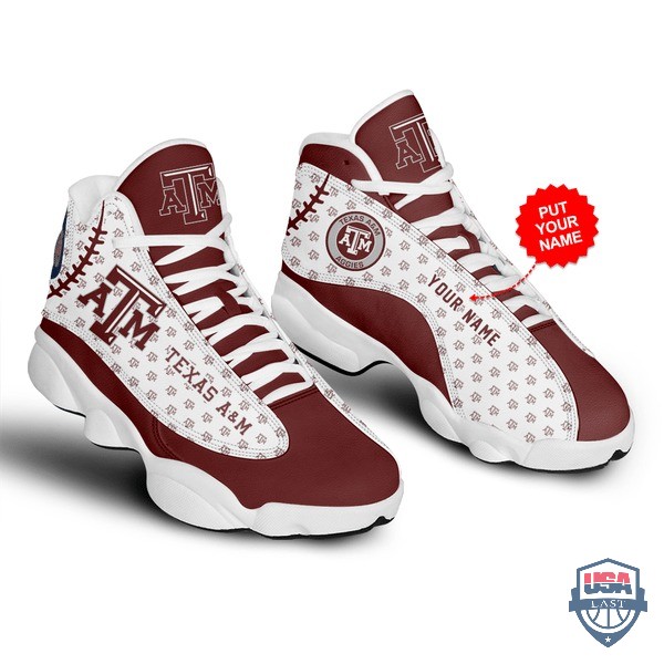 Texas-AM-Air-Jordan-13-Custom-Name-Personalized-Shoes-2