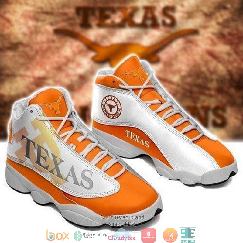 Texas Longhorns Ncaaf Football Teams Air Jordan 13 Sneaker Shoes Texas Longhorns Ncaaf Football Teams Air Jordan 13 Sneaker Shoes