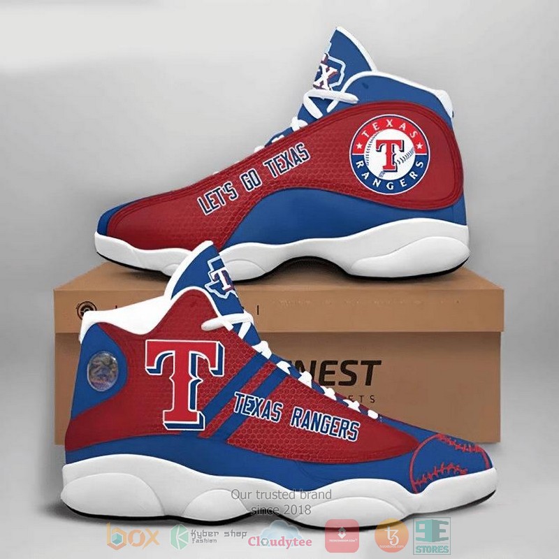 Texas Rangers Football Mlb Logo Air Jordan 13 Shoes Texas Rangers Football Mlb Logo Air Jordan 13 Shoes
