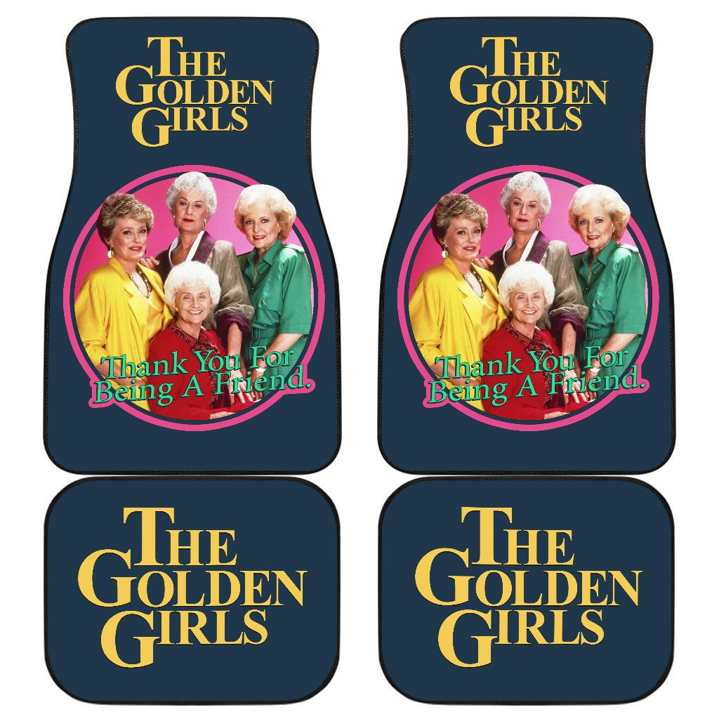 The Golden Girls Car Floor Mats Circle Friend Fan Gifts H1222 The Golden Girls Car Floor Mats Circle Friend Fan Gifts H1222