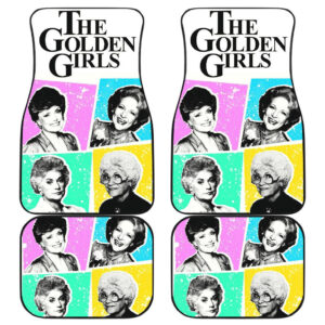 The Golden Girls Car Floor Mats Colorful Art TV Show H1222