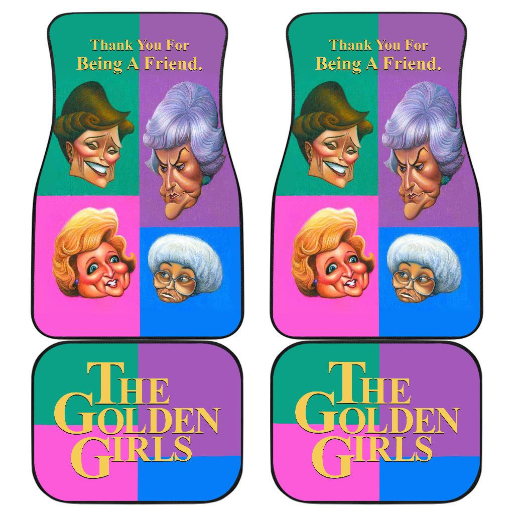 The Golden Girls Car Floor Mats Colorful TV Show Fan Gifts H1222 The Golden Girls Car Floor Mats Colorful TV Show Fan Gifts H1222