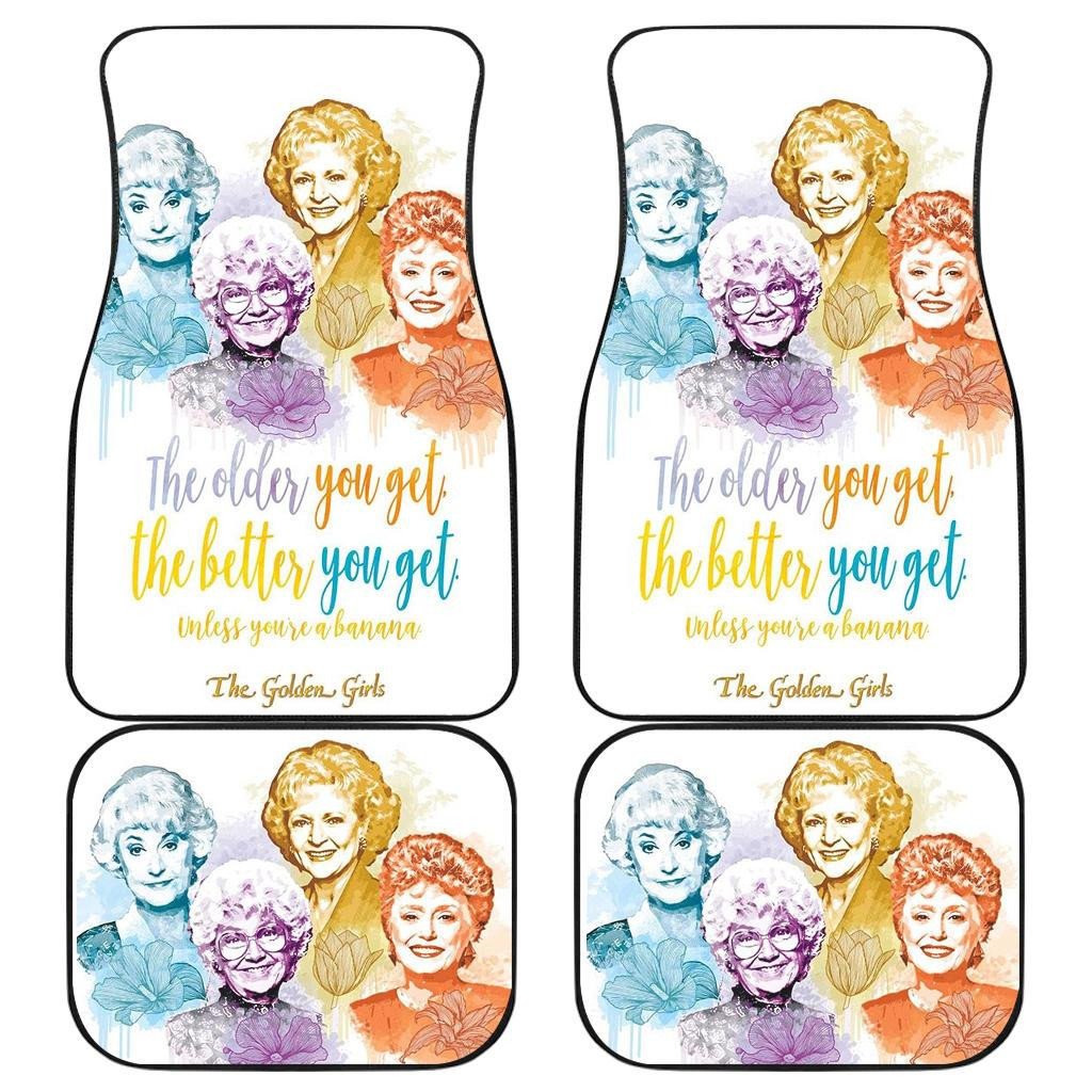 The Golden Girls Car Floor Mats The Older The Better H1222 The Golden Girls Car Floor Mats The Older The Better H1222