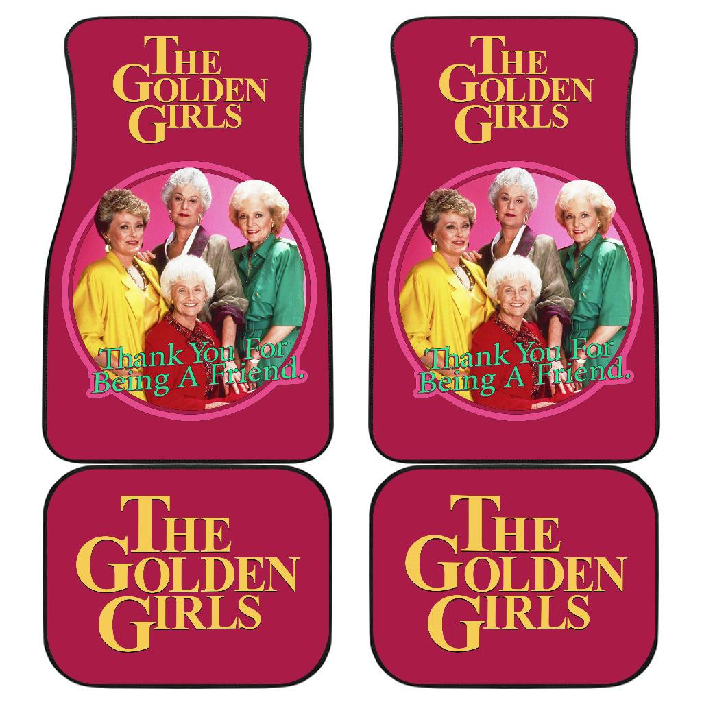 The Golden Girls Circle Friend TV Show Car Floor Mats H1222 The Golden Girls Circle Friend TV Show Car Floor Mats H1222