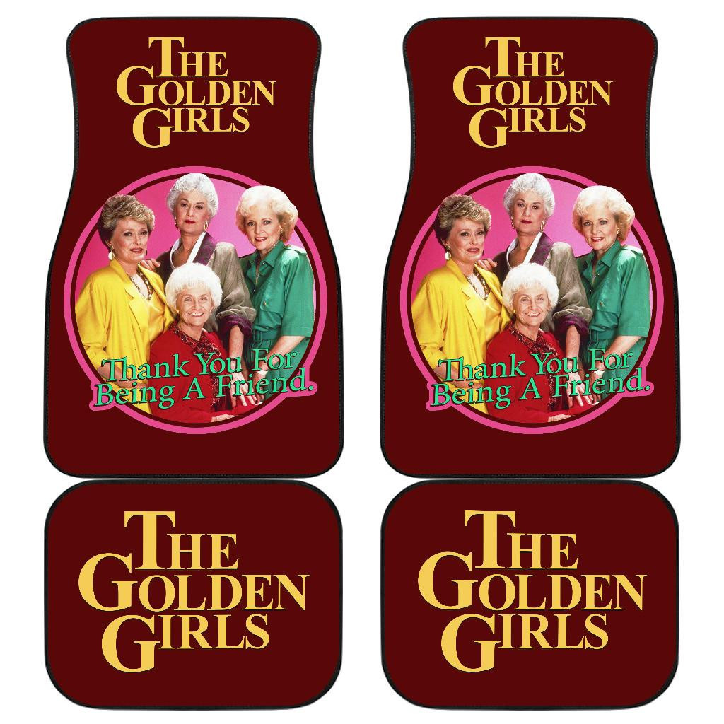 The Golden Girls TV Show Car Floor Mats Circle Friend H1222 The Golden Girls TV Show Car Floor Mats Circle Friend H1222