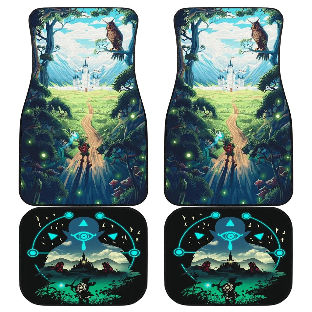 The Legend of Zelda Art Car Floor Mats Games Fan Gift H040220 The Legend of Zelda Art Car Floor Mats Games Fan Gift H040220