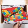 The Lego All Over Printed Air Jordan 13 Sneakers