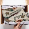 The Mandala Peace Love Weed All Over Printed Air Jordan 13 Sneakers