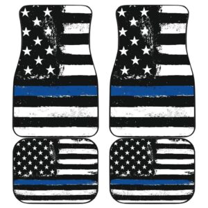 Thin Blue Line Front And Back Car Sun Shades Amazing Gift T052020