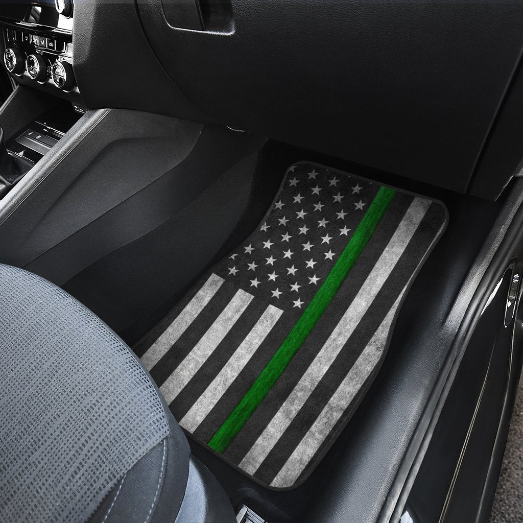 Thin-Green-Line-US-Flag-Car-Floor-Mats-Custom-Support-Border-Patrol-Car-Accessories-2