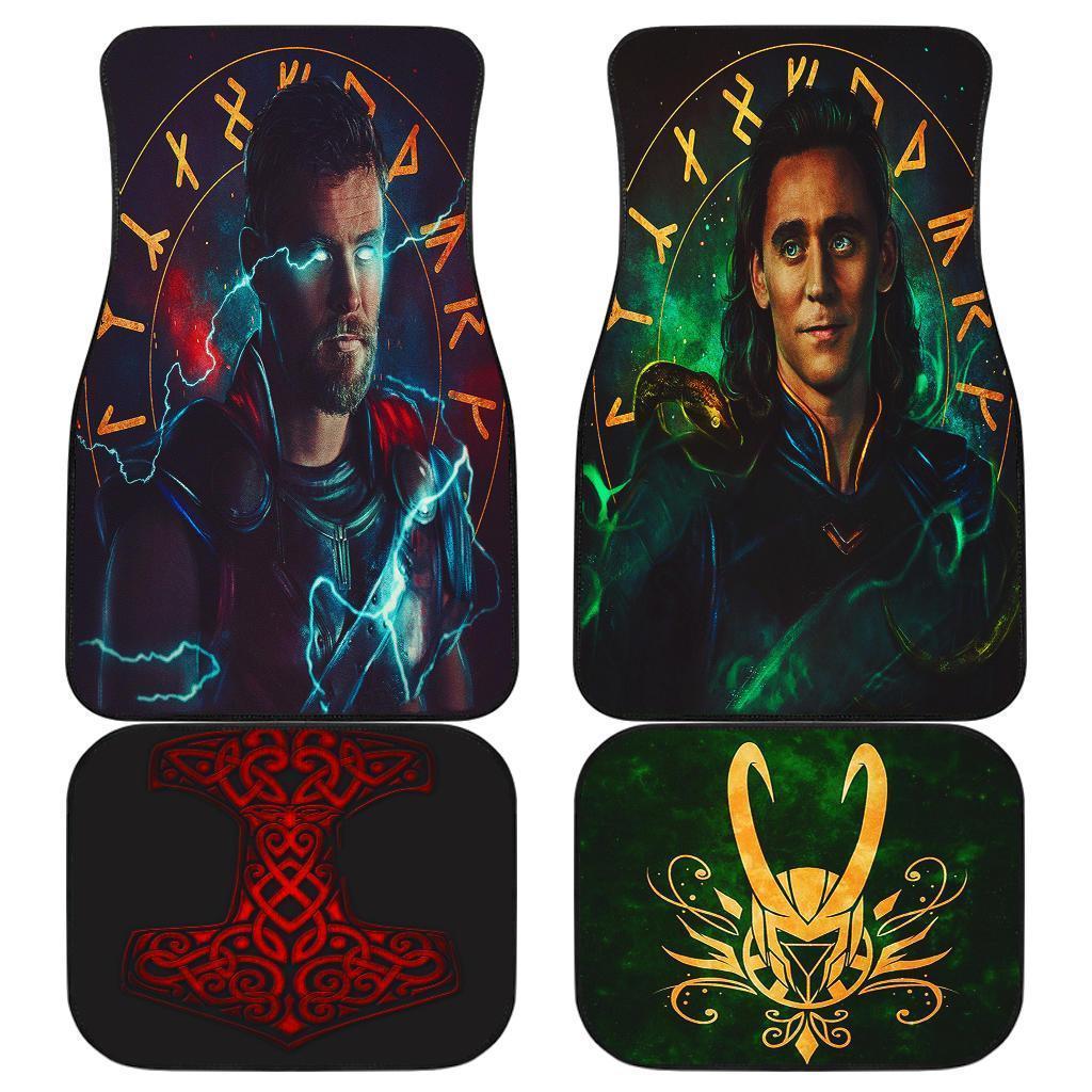 Thor Loki Avengers Marvel Car Floor Mats Thor Loki Avengers Marvel Car Floor Mats