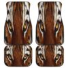 Tiger Eyes Front And Back Car Mats