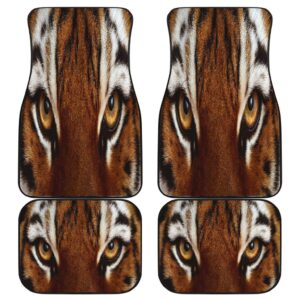 Tiger Eyes Front And Back Car Mats