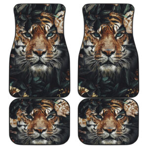 Tiger Flower Car Floor Mats Amazing Gift Ideas H200218