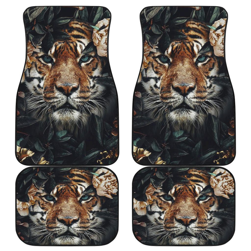 Tiger Flower Car Floor Mats Amazing Gift Ideas H200218 Tiger Flower Car Floor Mats Amazing Gift Ideas H200218