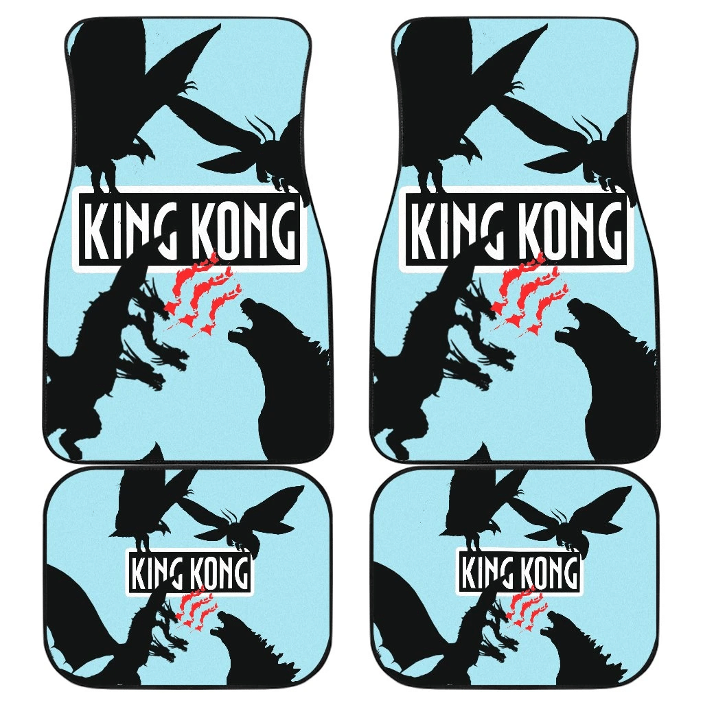 Titan Monsters Silhouette Godzilla Vs Kong Car Floor Mats UBC033014 Titan Monsters Silhouette Godzilla Vs Kong Car Floor Mats UBC033014
