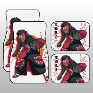 Tobi Car Floor Mats Custom Gifts For Anime Naruto Fans