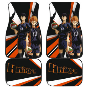 Tobio Kageyama And Shoyo Hinata Haikyuu Car Floor Mats Anime Car Accessories