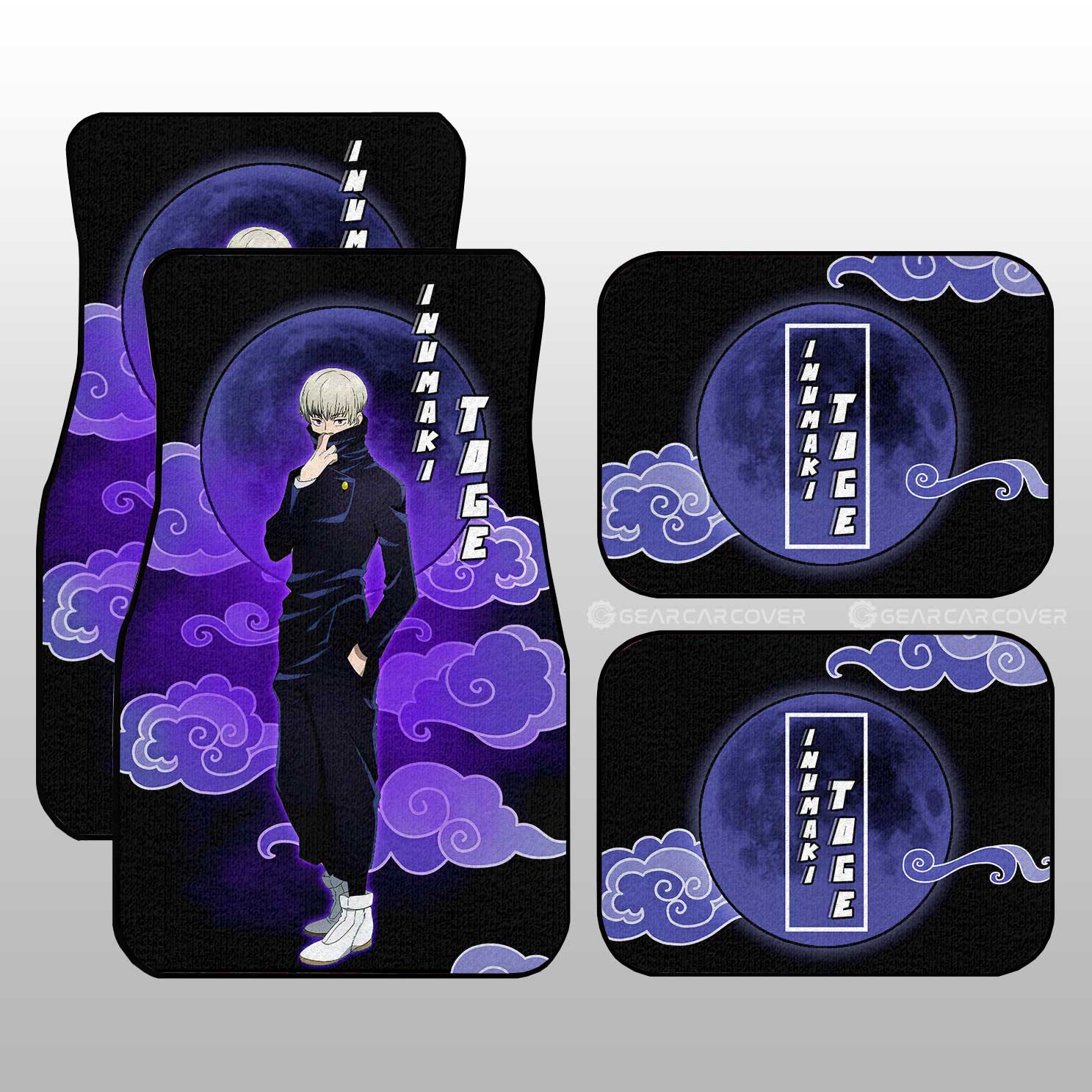 Toge Inumaki Car Floor Mats Custom Jujutsu Kaisen Anime Car Interior Accessories Toge Inumaki Car Floor Mats Custom Jujutsu Kaisen Anime Car Interior Accessories