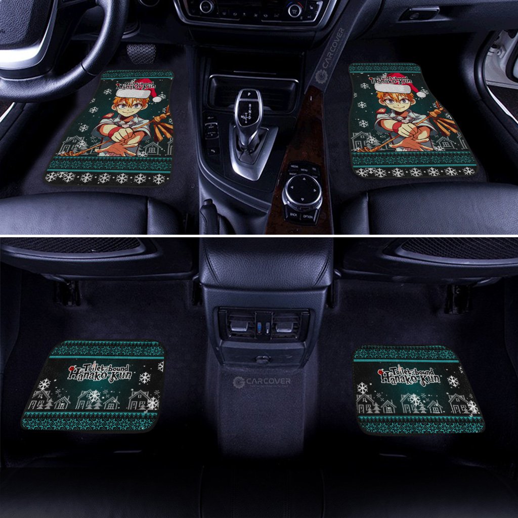 Toilet-Bound-Hanako-kun-Kou-Minamoto-Car-Floor-Mats-Custom-Christmas-Anime-Car-Interior-Accessories-2