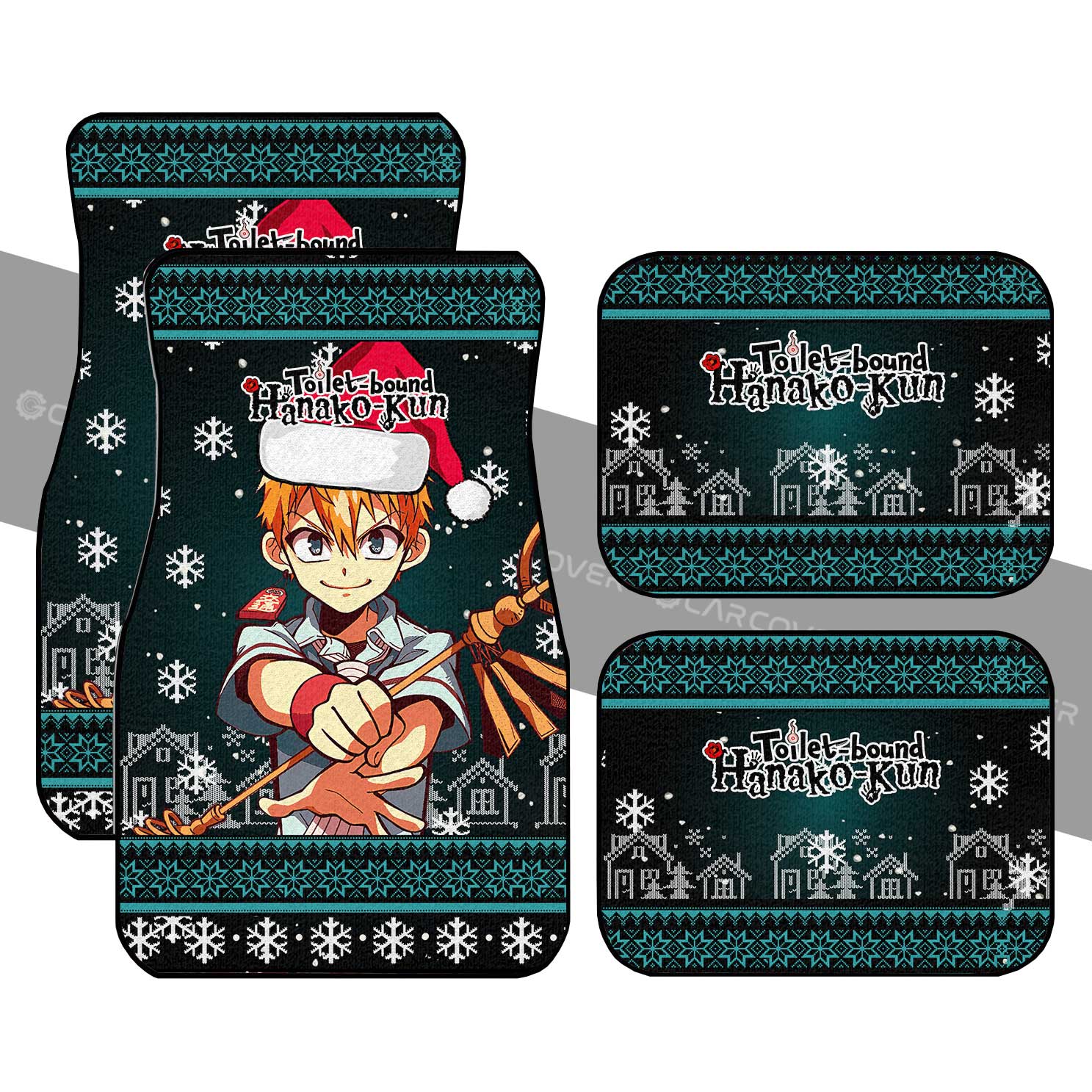 Toilet-Bound Hanako-kun Kou Minamoto Car Floor Mats Custom Christmas Anime Car Interior Accessories Toilet-Bound Hanako-kun Kou Minamoto Car Floor Mats Custom Christmas Anime Car Interior Accessories