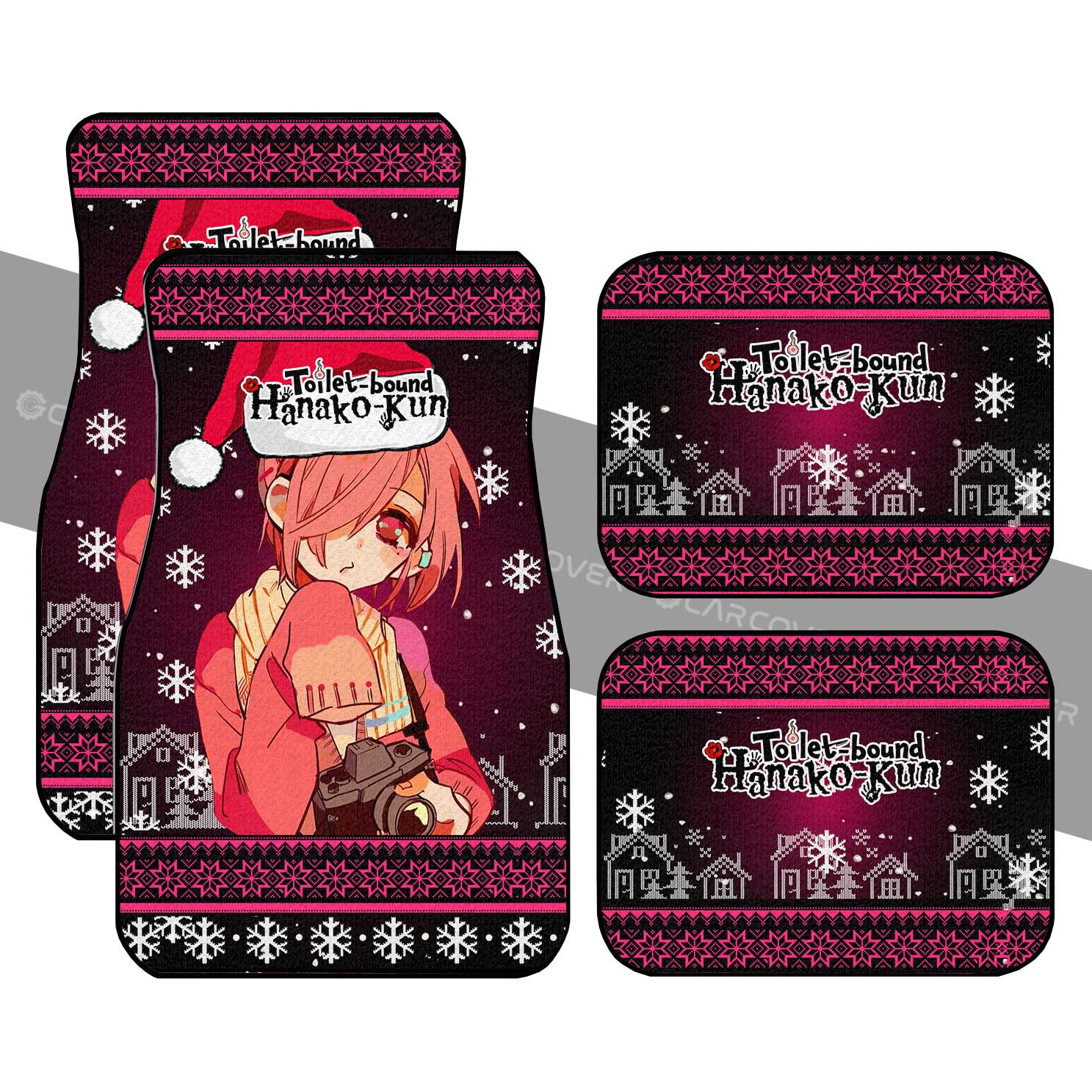 Toilet-Bound Hanako-kun Mitsuba Car Floor Mats Custom Christmas Anime Car Accessories Toilet-Bound Hanako-kun Mitsuba Car Floor Mats Custom Christmas Anime Car Accessories