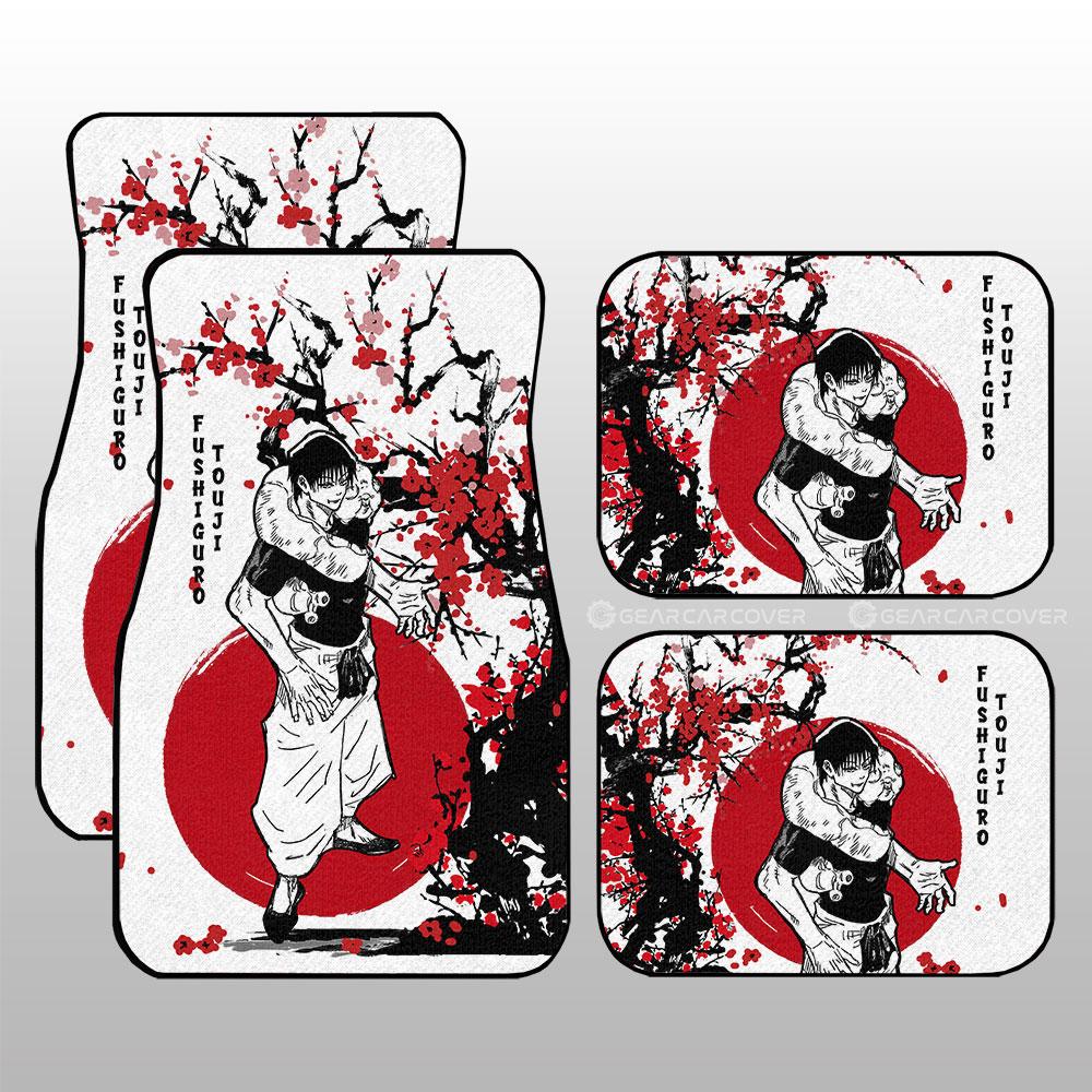 Toji Fushiguro Car Floor Mats Custom Japan Style Jujutsu Kaisen Anime Car Accessories Toji Fushiguro Car Floor Mats Custom Japan Style Jujutsu Kaisen Anime Car Accessories