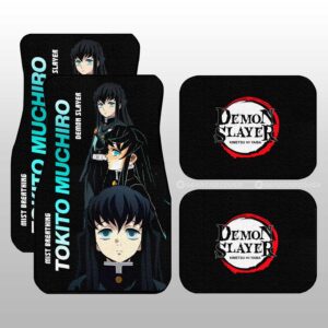 Tokitou Muichirou Car Floor Mats Custom Demon Slayer Anime Gifts Idea For Fans