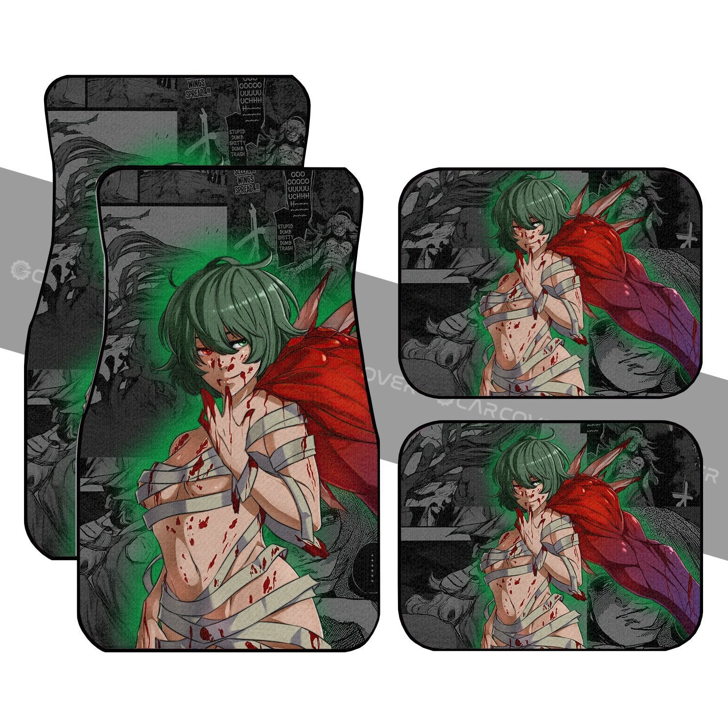 Tokyo Ghoul Eto Yoshimura Car Floor Mats Custom Anime Car Interior Accessories Tokyo Ghoul Eto Yoshimura Car Floor Mats Custom Anime Car Interior Accessories