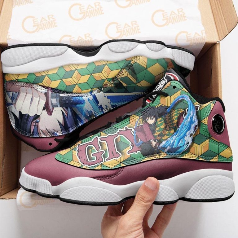 Tomioka-Giyuu-Anime-Demon-Slayer-Air-Jordan-13-Shoes-3