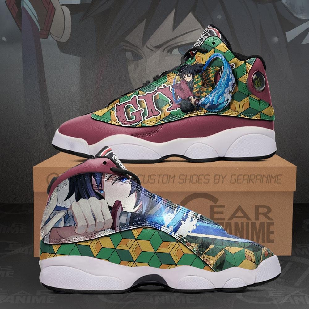 Tomioka Giyuu Anime Demon Slayer Air Jordan 13 Shoes Tomioka Giyuu Anime Demon Slayer Air Jordan 13 Shoes