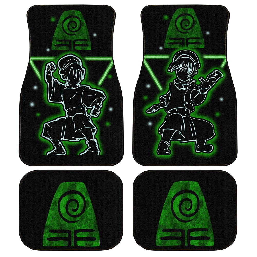 Toph Beifong Car Floor Mats Custom Avatar: The Last Airbender Anime Toph Beifong Car Floor Mats Custom Avatar: The Last Airbender Anime