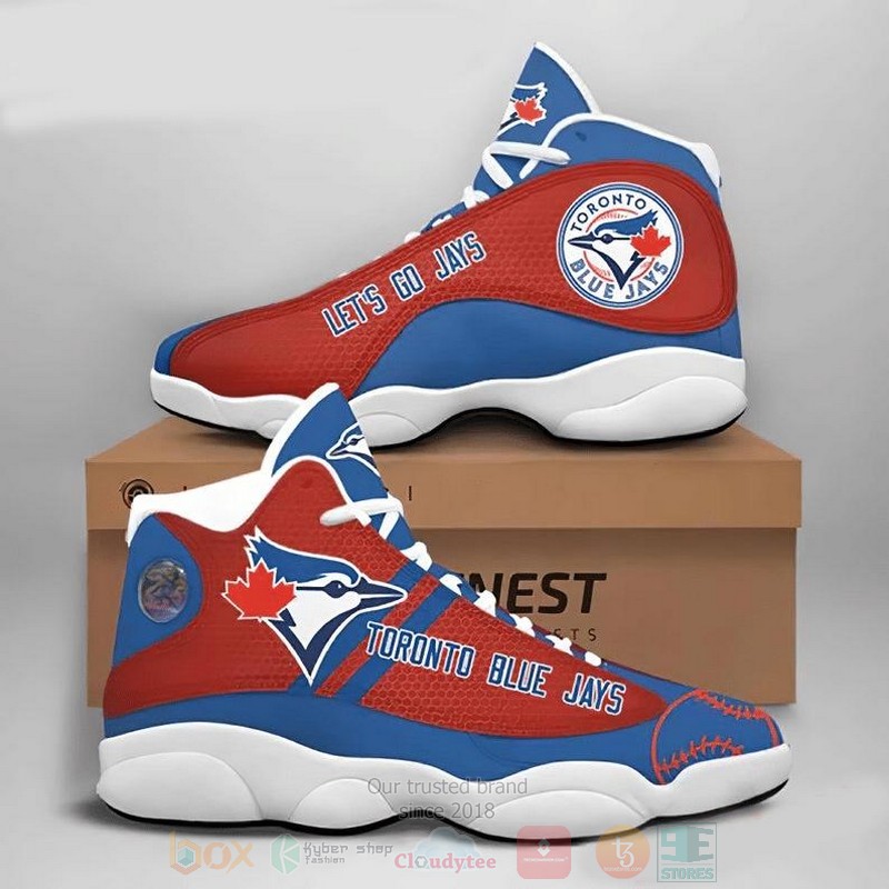 Toronto Blue Jays Mlb Lets Go Jays Air Jordan 13 Shoes Toronto Blue Jays Mlb Lets Go Jays Air Jordan 13 Shoes