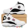 Toronto Raptors Nba Football Team Big Logo Air Jordan 13 Sneaker Shoes