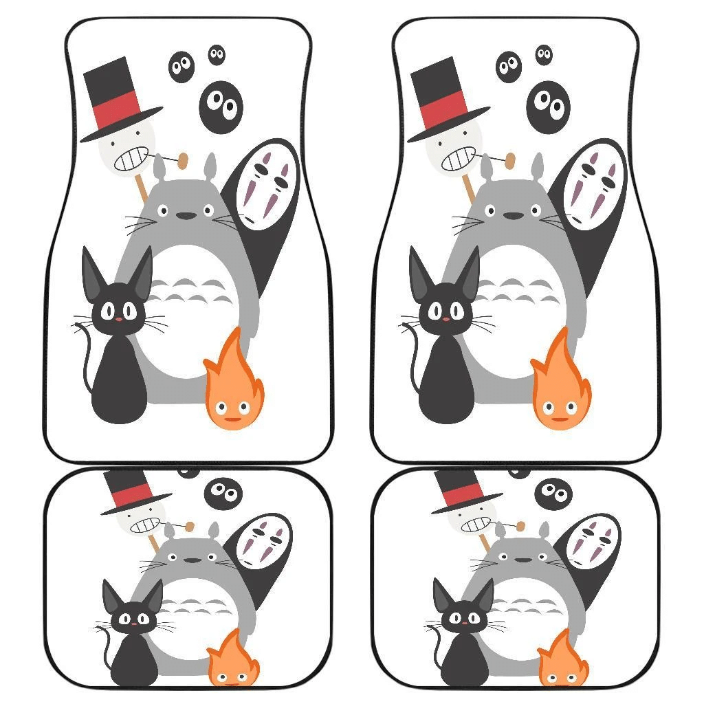Totoro Friends Funny Draw Art Car Floor Mats 191102 Totoro Friends Funny Draw Art Car Floor Mats 191102