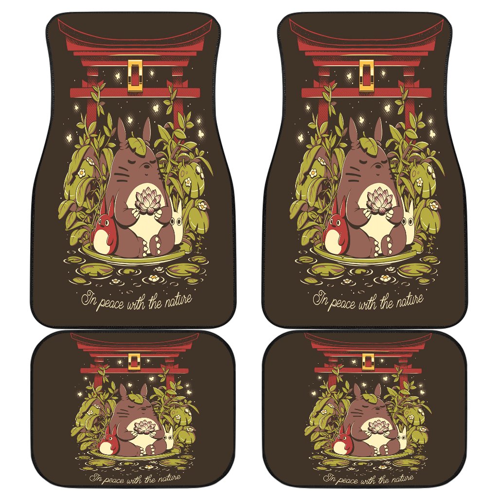 Totoro Front And Back Car Mats Totoro Front And Back Car Mats