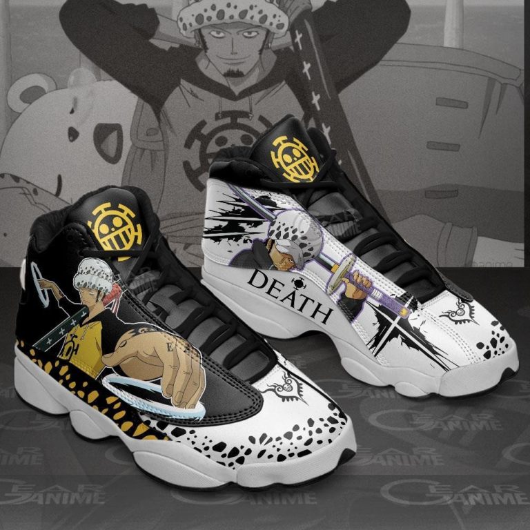Trafalgar-Law-Anime-One-Piece-Air-Jordan-13-Shoes-1