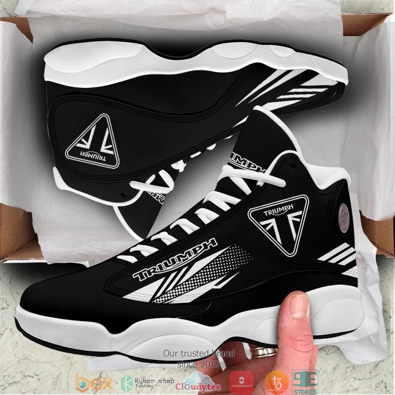 Triumph Motorcycles Black Air Jordan 13 Sneaker Shoes Triumph Motorcycles Black Air Jordan 13 Sneaker Shoes