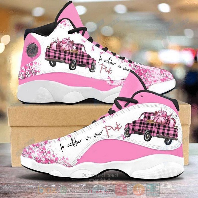 Truck Pumpkin In October We Wear Pink Air Jordan 13 Shoes Truck Pumpkin In October We Wear Pink Air Jordan 13 Shoes