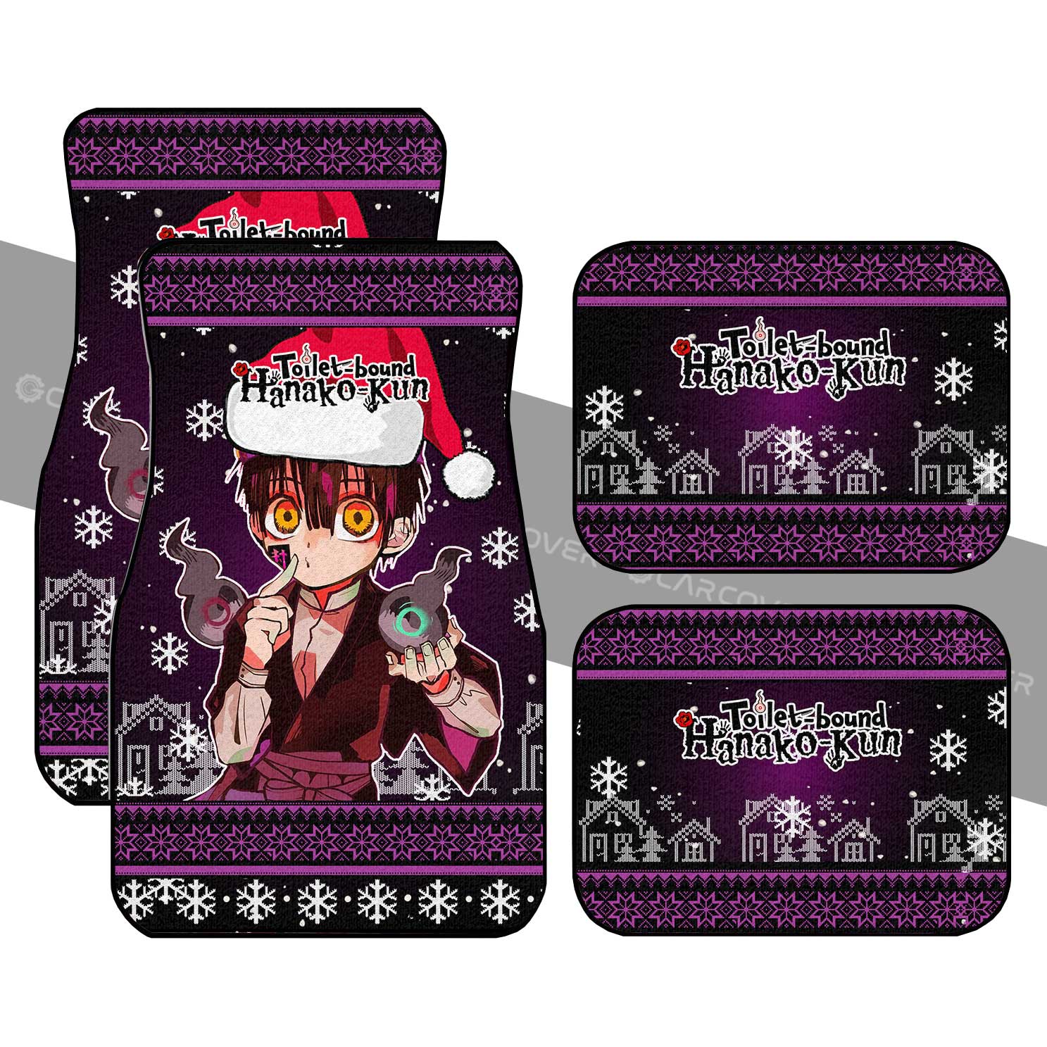 Tsukasa Car Floor Mats Custom Christmas Anime Toilet-Bound Hanako-kun Car Accessories Tsukasa Car Floor Mats Custom Christmas Anime Toilet-Bound Hanako-kun Car Accessories