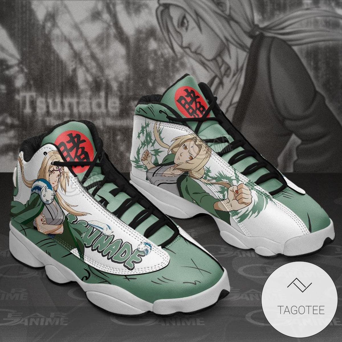 Tsunade Jd13 Sneakers Custom Anime Air Jordan 13 Shoes Tsunade Jd13 Sneakers Custom Anime Air Jordan 13 Shoes