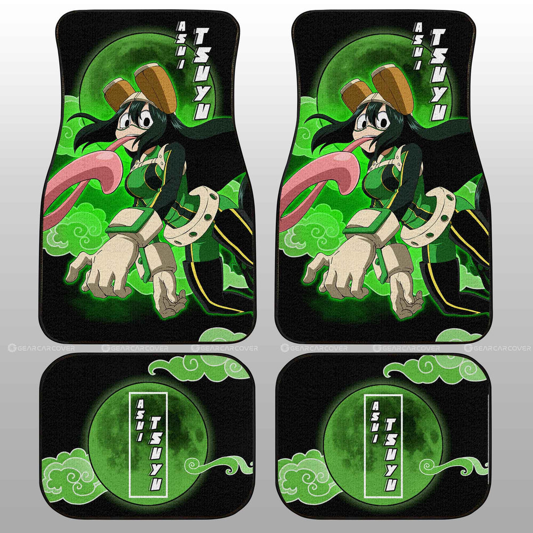 Tsuyu-Asui-Car-Floor-Mats-Custom-Anime-My-Hero-Academia-Car-Interior-Accessories-1