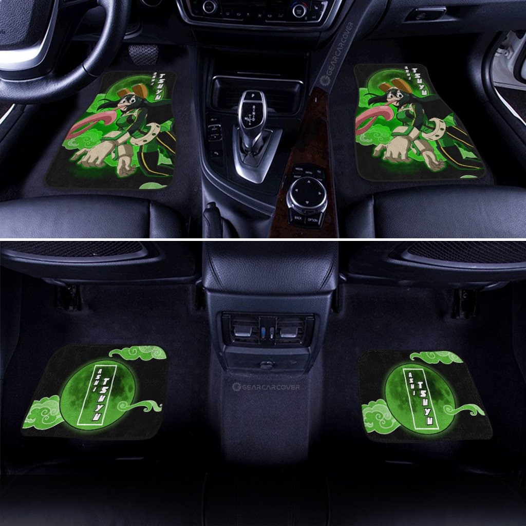 Tsuyu-Asui-Car-Floor-Mats-Custom-Anime-My-Hero-Academia-Car-Interior-Accessories-2