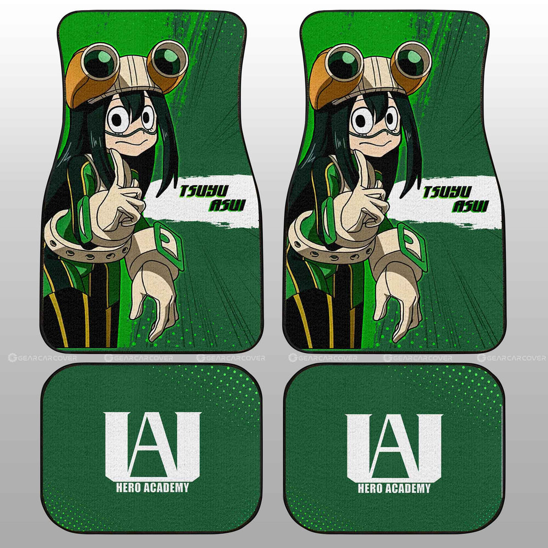 Tsuyu-Asui-Car-Floor-Mats-Custom-Gifts-For-My-Hero-Academia-Anime-Fans-1