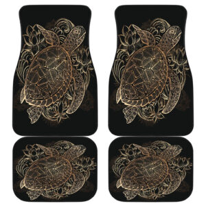 Turtle Pattern Art Car Floor Mats 191102